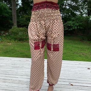 Ethnic Indian Harem/ Boho Flow Pants